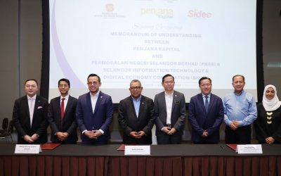 Signing Ceremony for MOU Between Penjana Kapital Sdn Bhd & Permodalan Negeri Selangor Berhad & Selangor Information Technology & Digital Economy Corporation